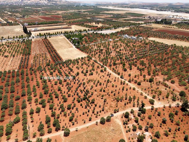 Gaziantep Oğuzeli havalimanı yolu üzerinde 34500m2 satılık arsa